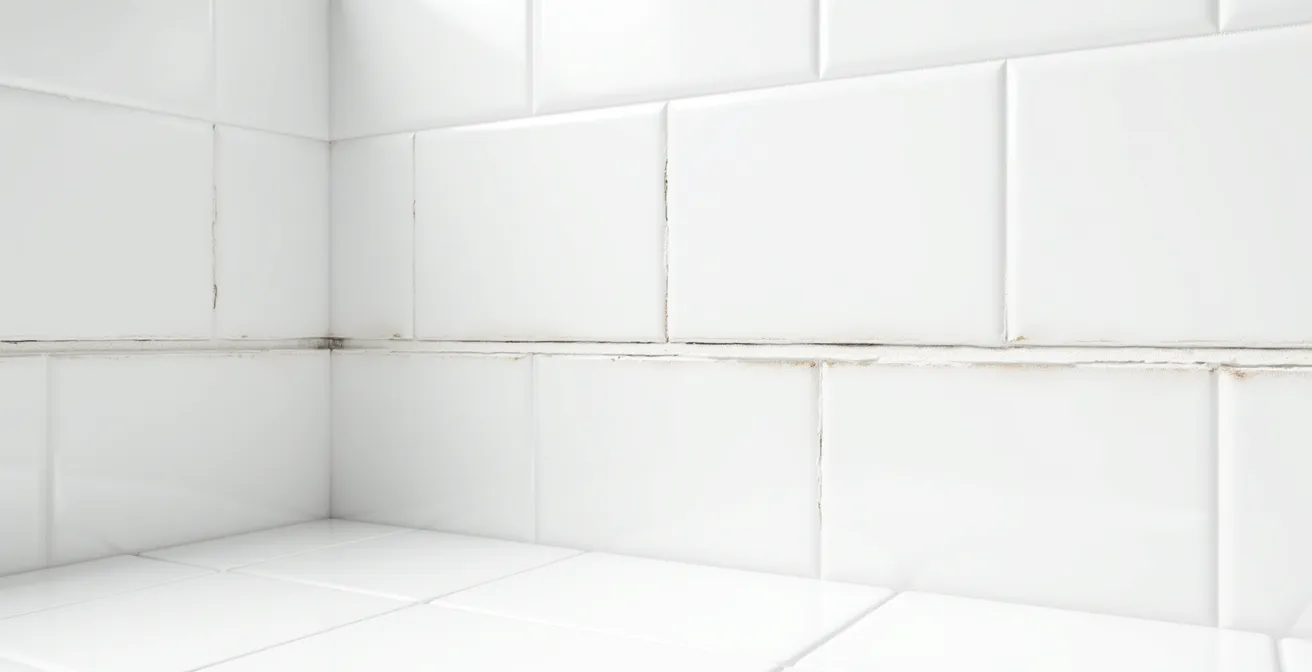 Comparaison visuelle de joints traités avec différents produits nettoyants