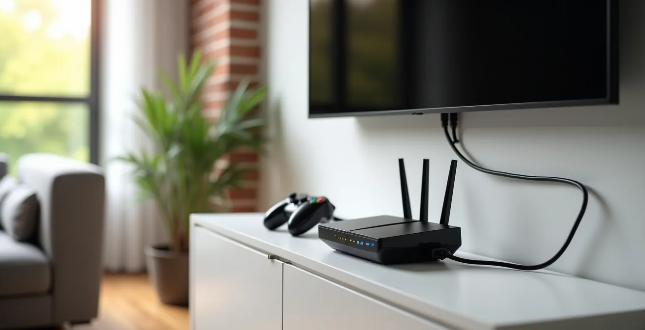 Schéma de configuration NAT pour gaming avec zones de sécurité réseau