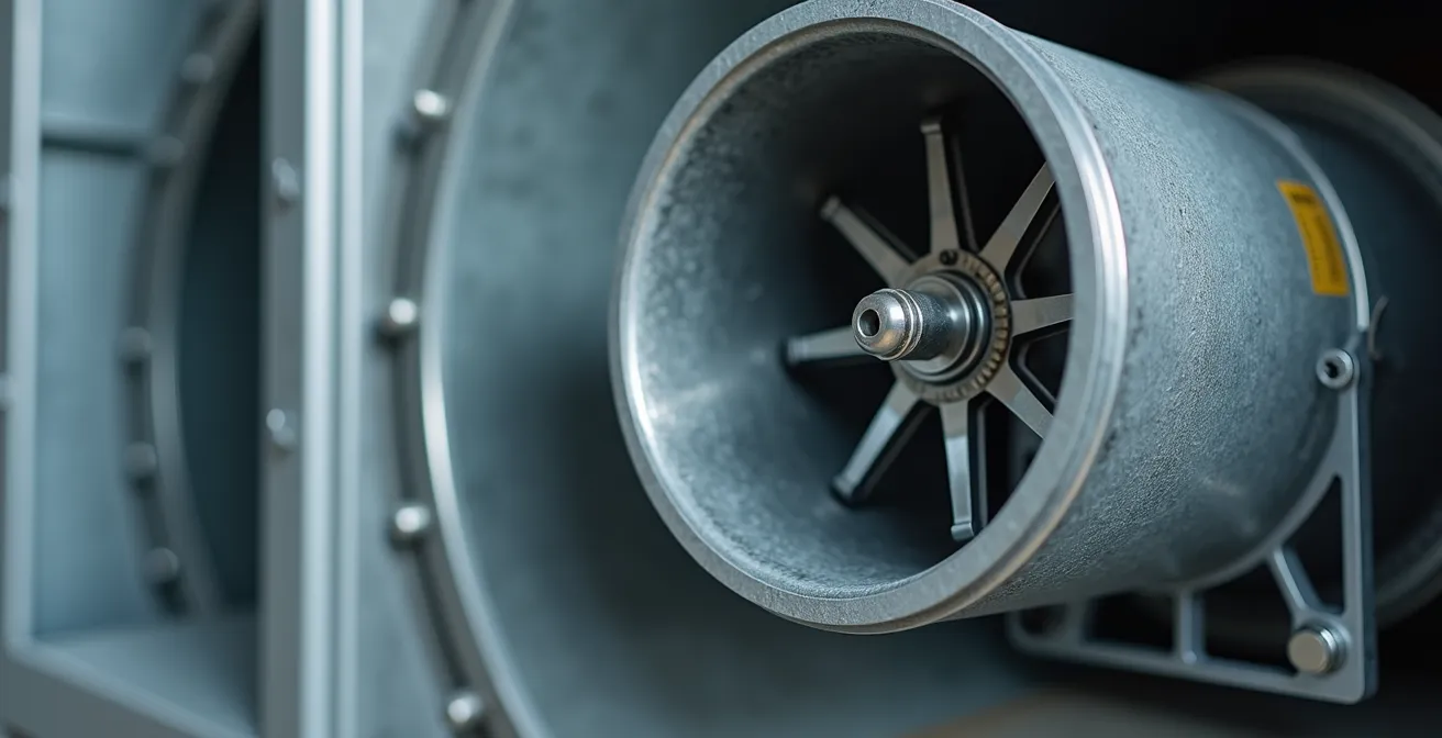 Système de volets motorisés installé dans des conduits de ventilation résidentiels